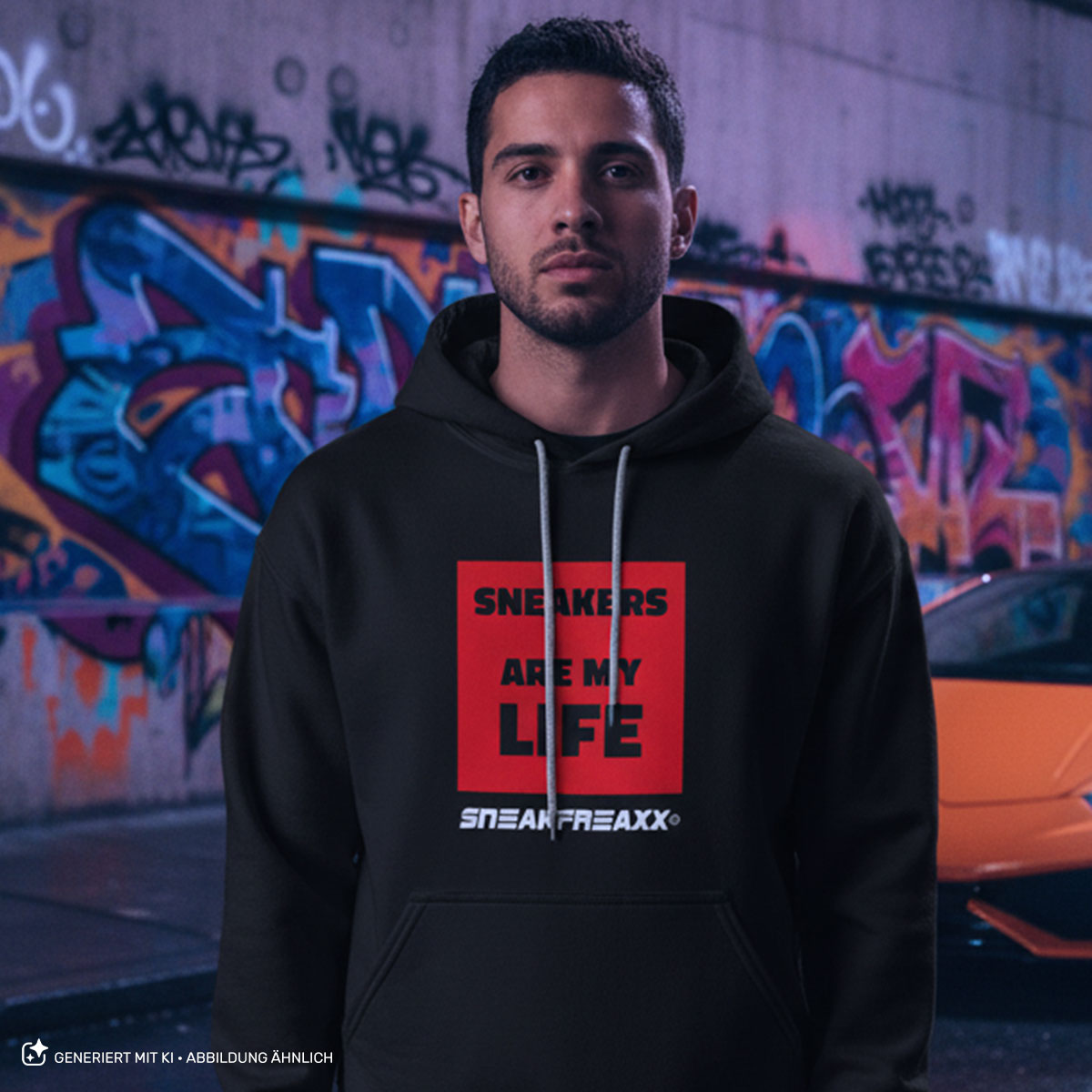 SNEAKERS ARE MY LIFE - BLACK