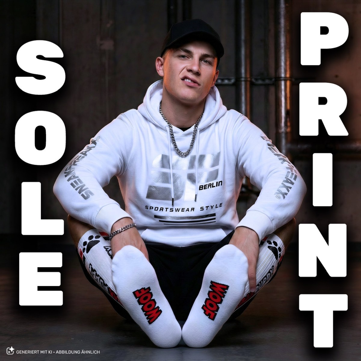 PUPPY TUBE WHITE RED