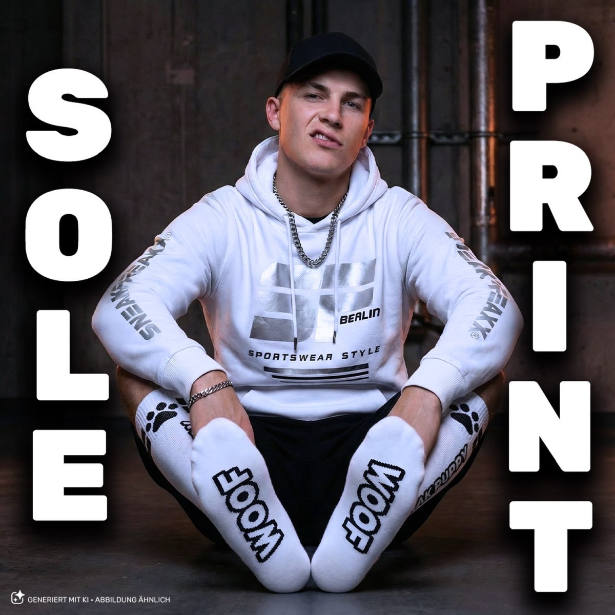 PUPPY TUBE WHITE BLACK